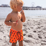 Hybrid Swim Trunks in Neon Valencia x Jagger