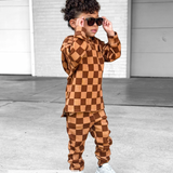 Waffle Set in Spiced Cider + Mocha