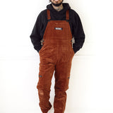 Men's Overall in Rust Corduroy
