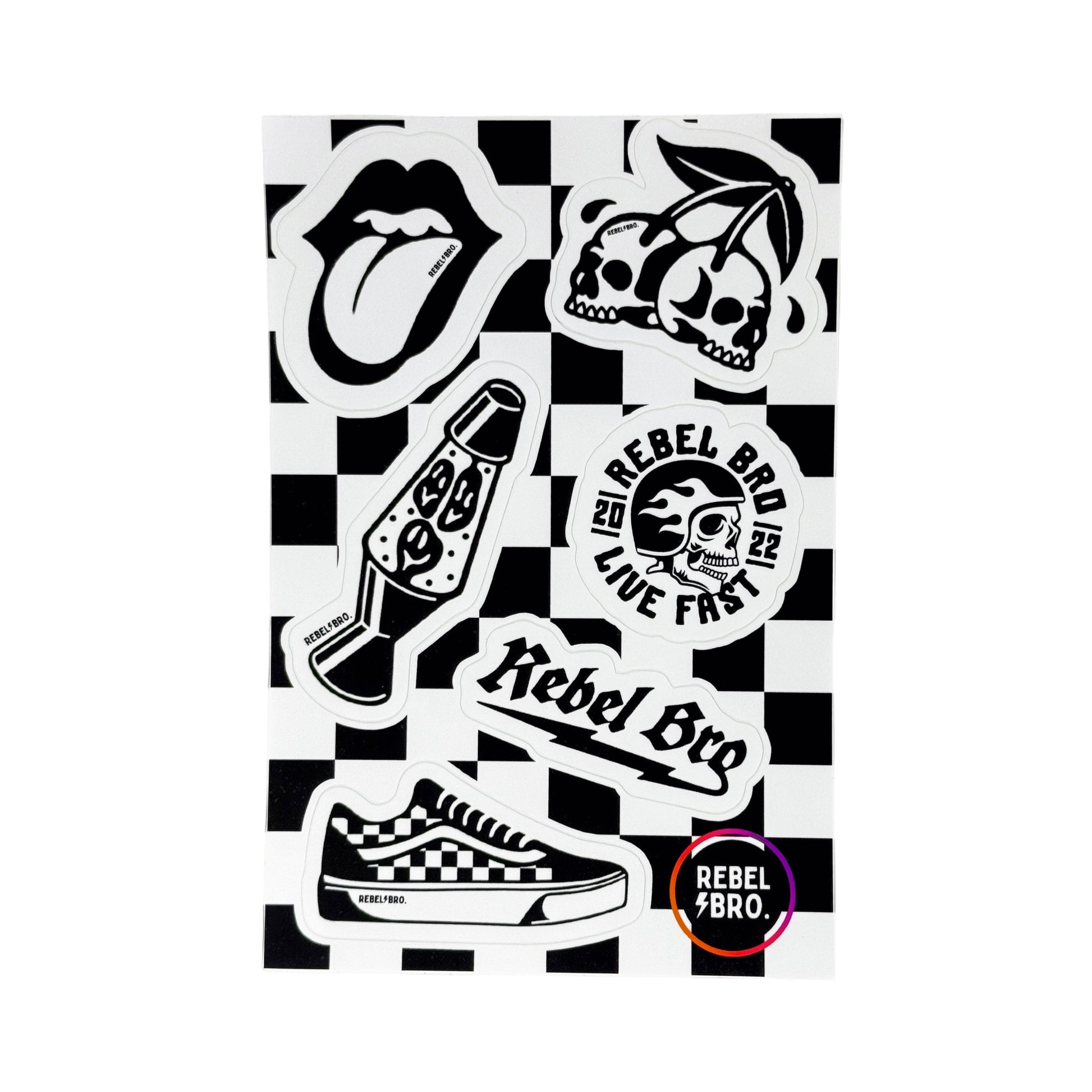 Warped Tour Sticker Sheet