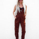 Women's Overall in Rust Corduroy