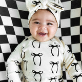 Organic Ribbed Set in Lana (Bows)