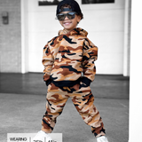 Fleece Hoodie + Sweatpants Set in Ranger