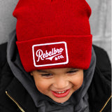 Beanie in Rebel Red