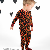 Bamboo Two Piece Set in Caliente