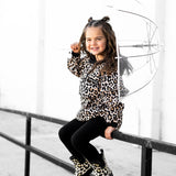 Classic Midi Rain Boot in Ava (Leopard)