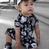 Bamboo Zippy Shortie in Born To Be Wild