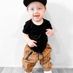 Rebel Cargo Pant in Dark Khaki - Rebel Bro