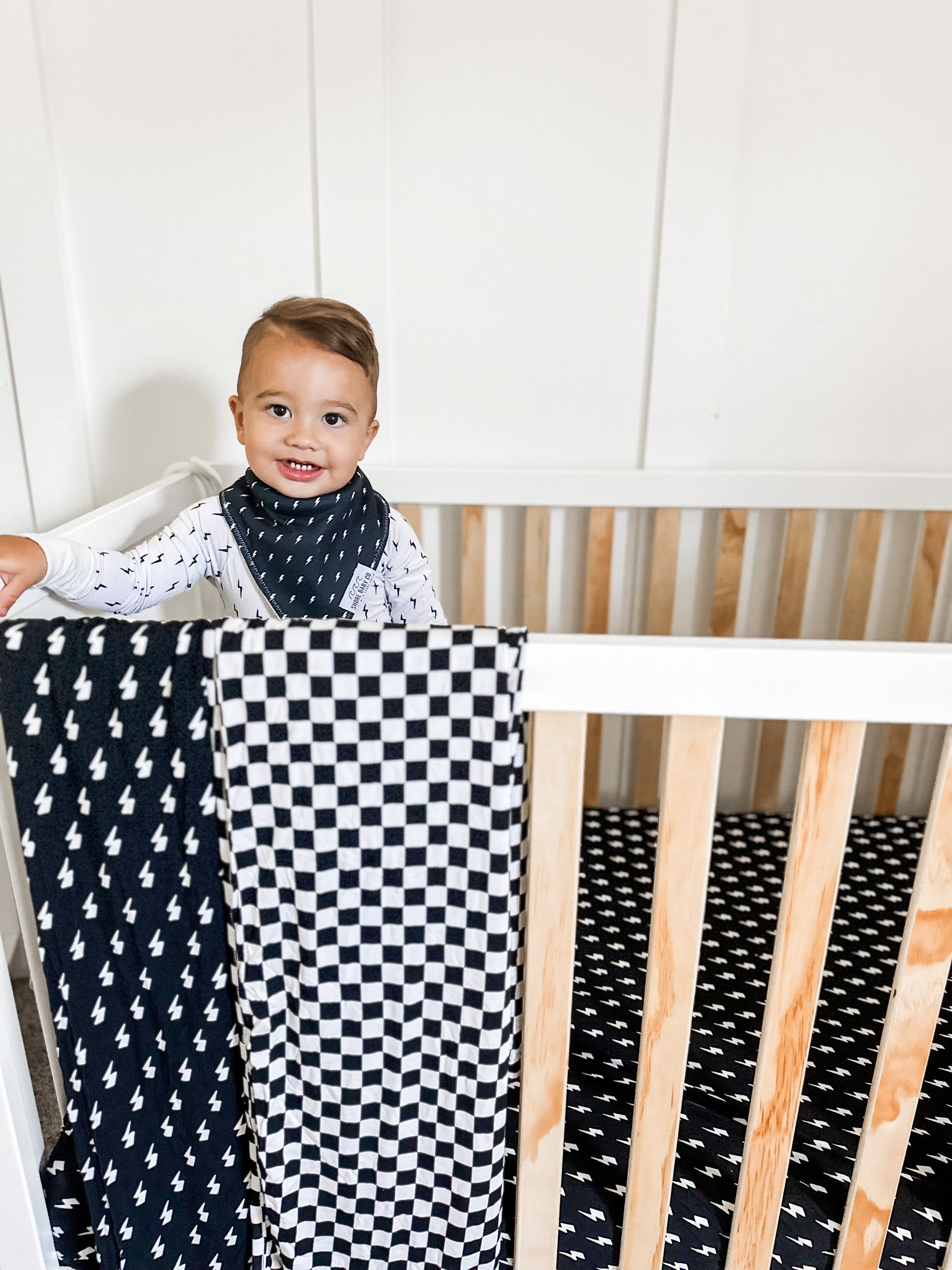 Bamboo Crib Sheet - Jagger - Rebel Bro