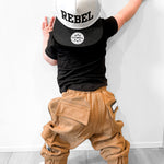 Rebel Cargo Pant in Dark Khaki - Rebel Bro