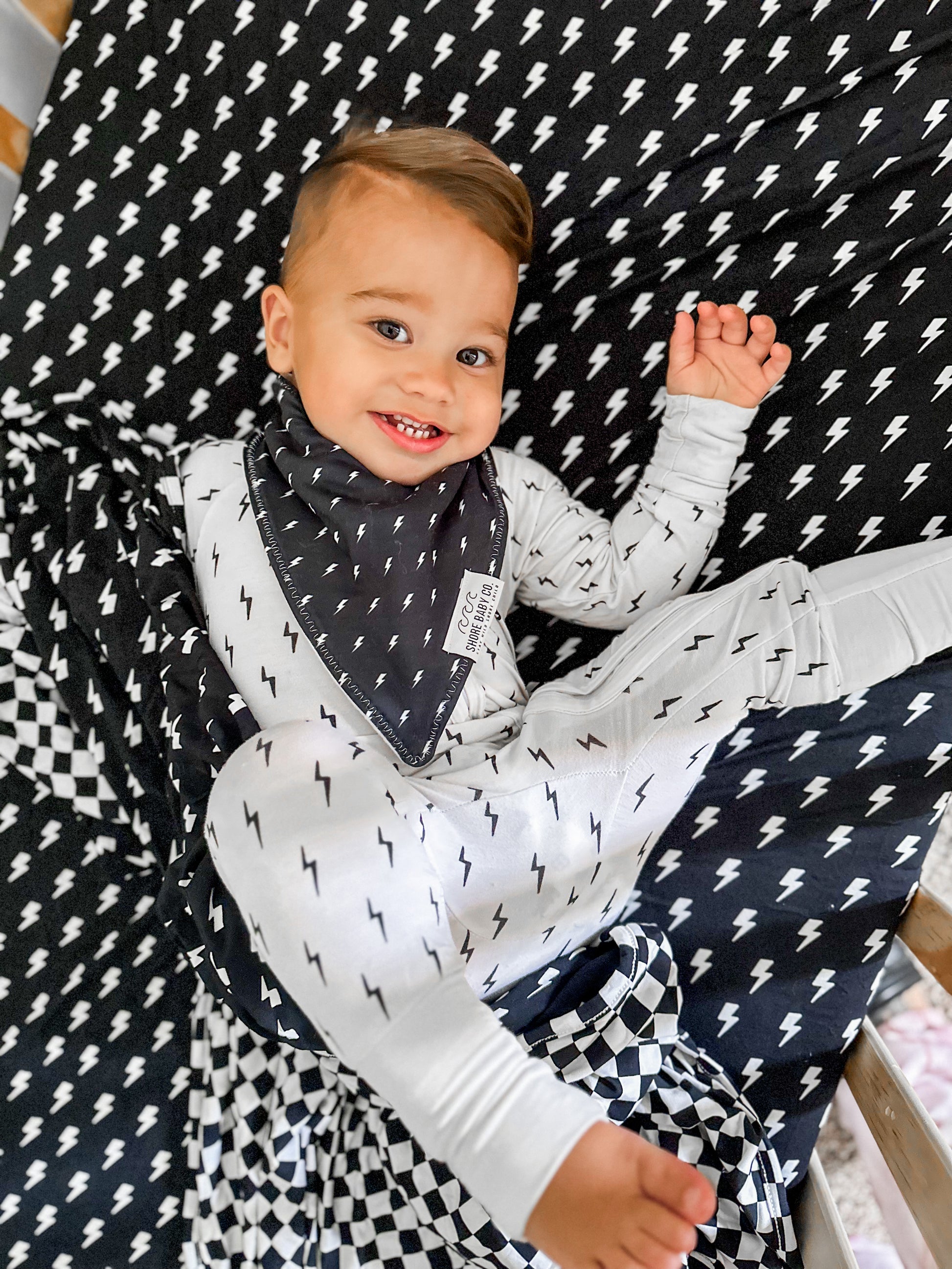 Bamboo Crib Sheet - Jagger - Rebel Bro