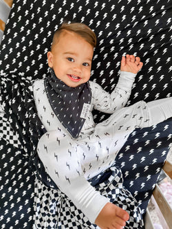Image of Bamboo Crib Sheet - Jagger - Rebel Bro
