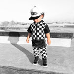 Hooded Rebel Short Sleeve Romper in Venice - Rebel Bro