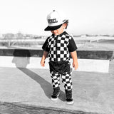 Hooded Rebel Short Sleeve Romper in Venice - Rebel Bro