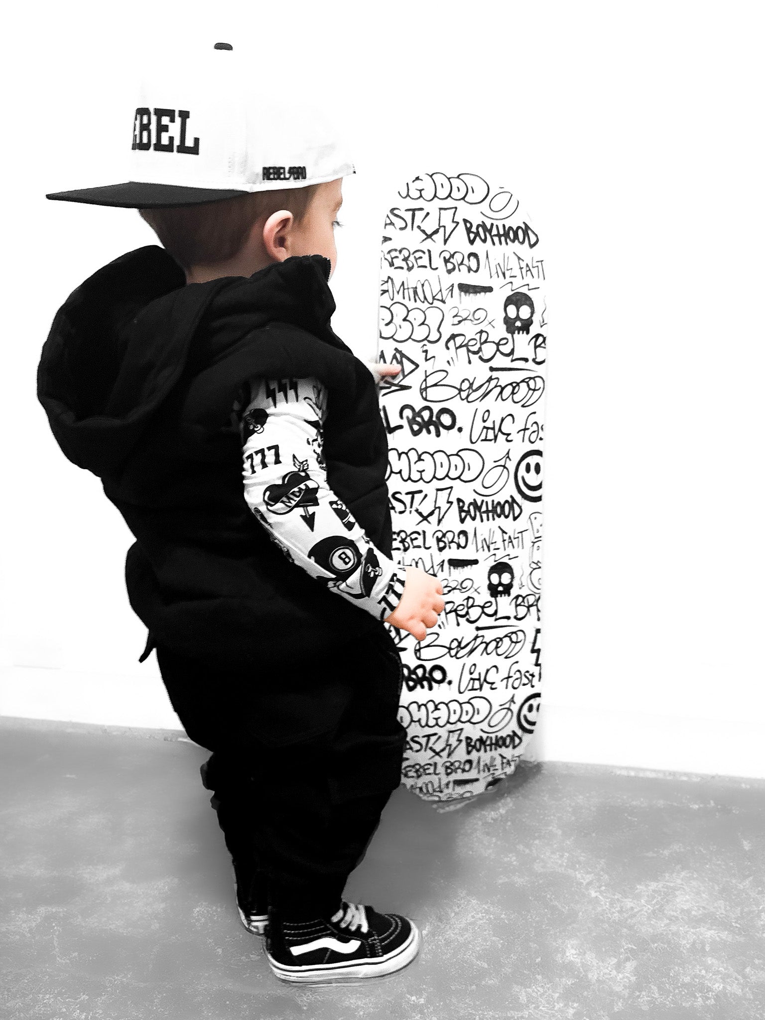 Urban Drip x Rebel Bro Mini Skateboard - Rebel Bro