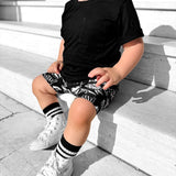 Bamboo Biker Shorts in Warped Tour [Midnight Edition]