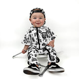 Pit Crew Romper in WWXRB Monster Truck AXEL - Rebel Bro