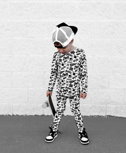 Image of Bamboo Two Piece Set in Live Fast