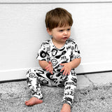 Bamboo Two Piece Set in Warped Tour