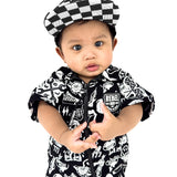 Pit Crew Romper in Warped Tour [Midnight Edition] - Rebel Bro