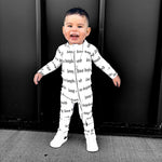 Bamboo Zippy Sleeper in Long Live Boyhood - Rebel Bro