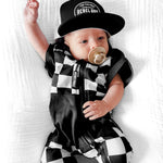 Hooded Rebel Short Sleeve Romper in Venice - Rebel Bro