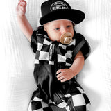 Hooded Rebel Short Sleeve Romper in Venice - Rebel Bro