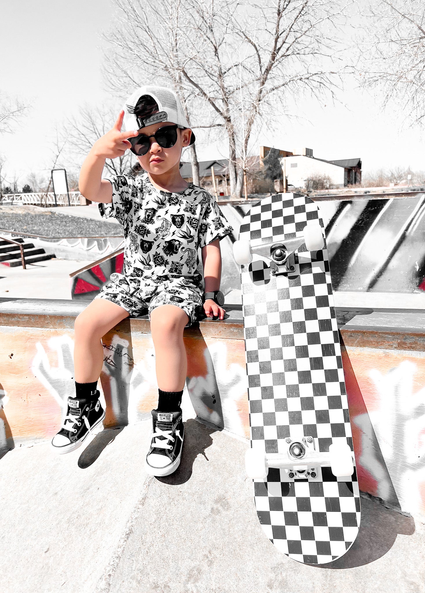 Biker Two Piece Set in Born to be Wild - Rebel Bro