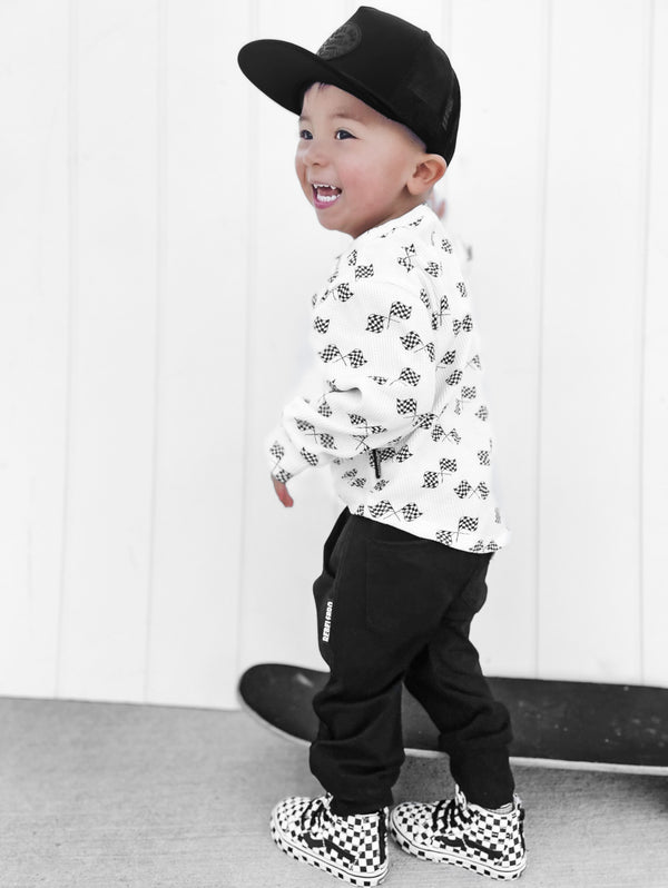 The Basic Rebel Jogger in Black - Rebel Bro