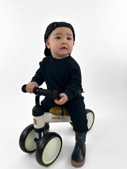 Image of The Core-Classic Midi Boot in Black / Taupe