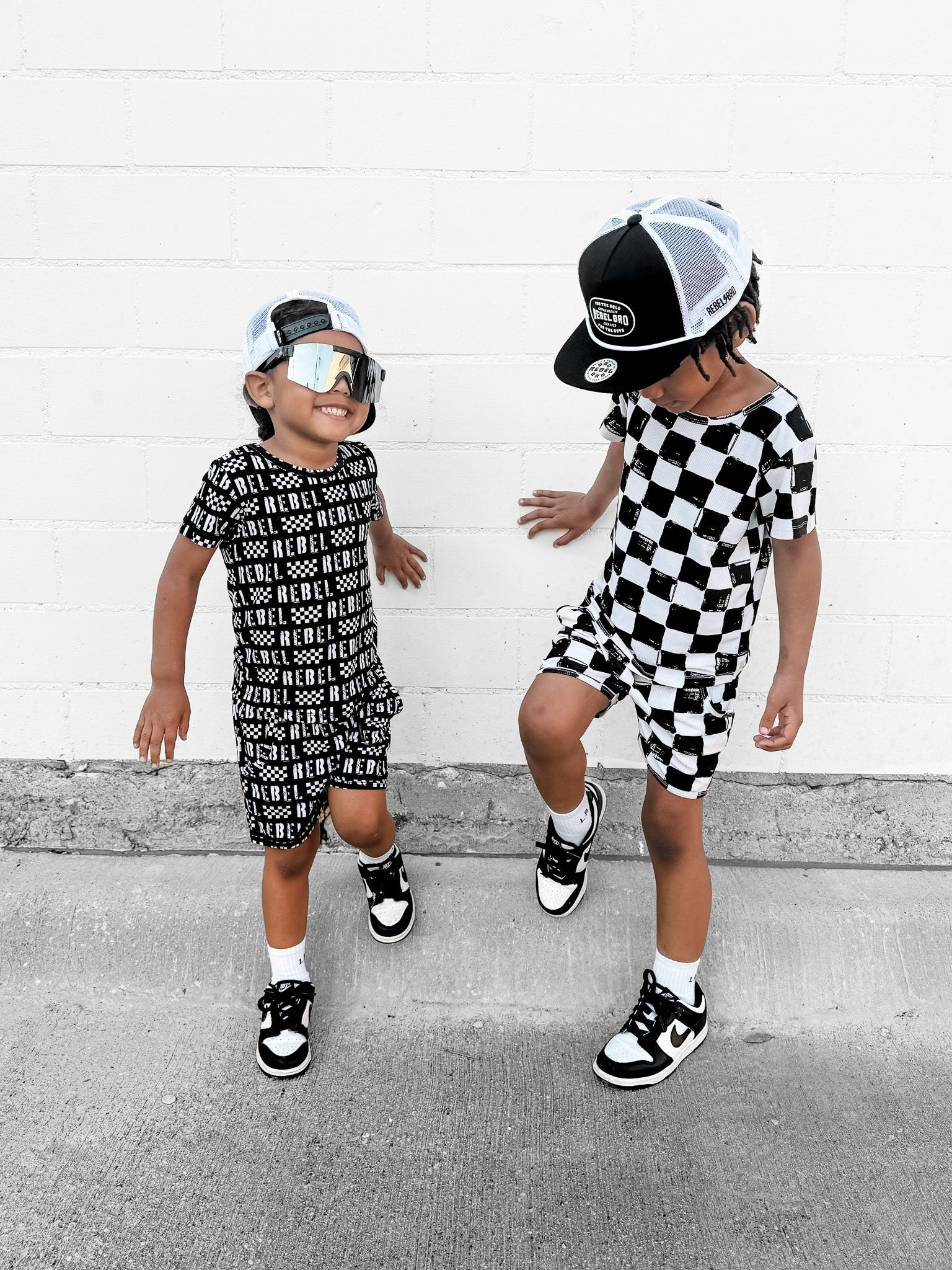 Biker Two Piece Set in Vintage Venice - Rebel Bro