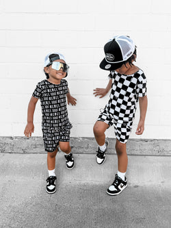 Image of Biker Two Piece Set in Vintage Venice - Rebel Bro