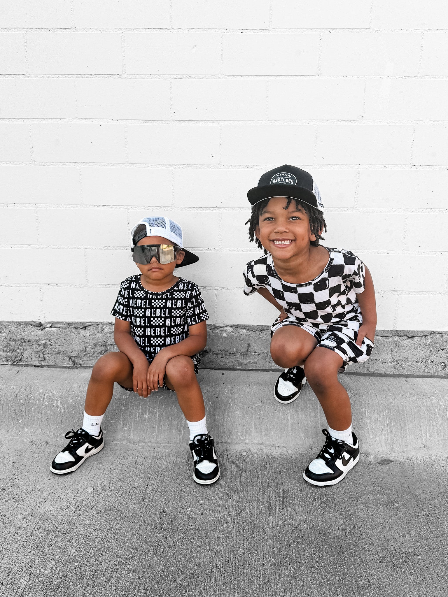 Biker Two Piece Set in Vintage Venice - Rebel Bro