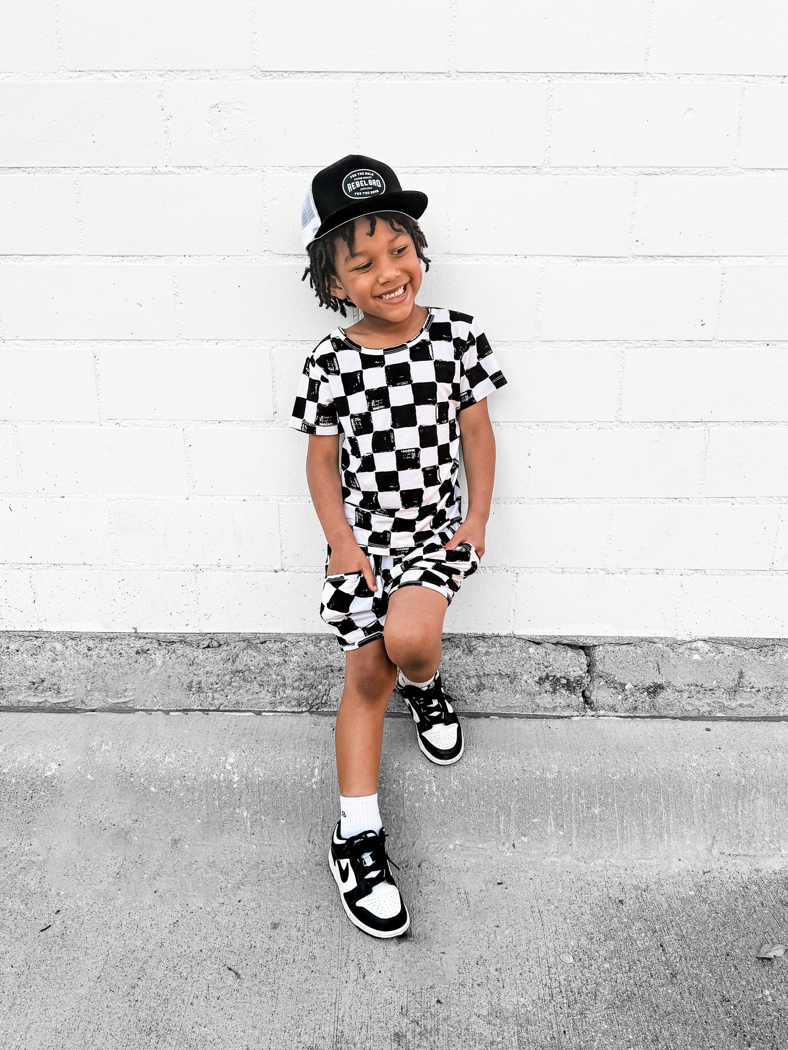 Biker Two Piece Set in Vintage Venice - Rebel Bro