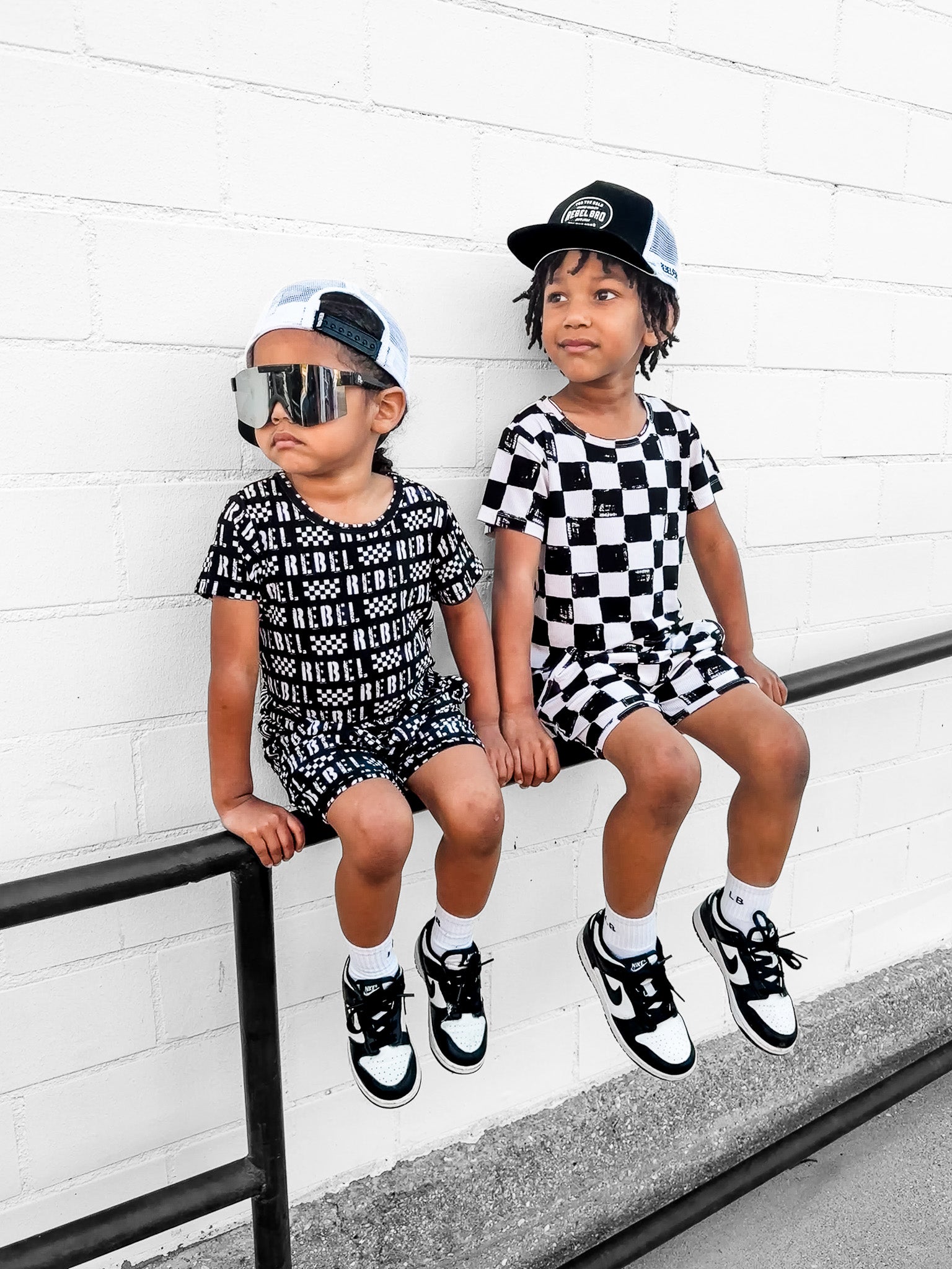 Biker Two Piece Set in Vintage Venice - Rebel Bro