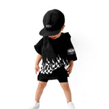 Short Sleeve Hoodie in Harley