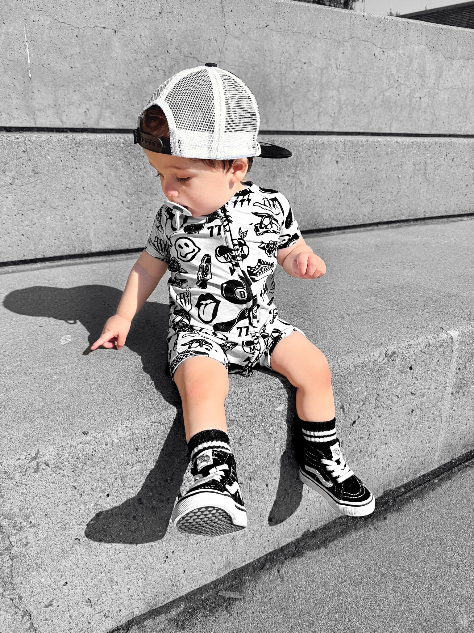 Bamboo Zippy Shortie in Warped Tour - Rebel Bro