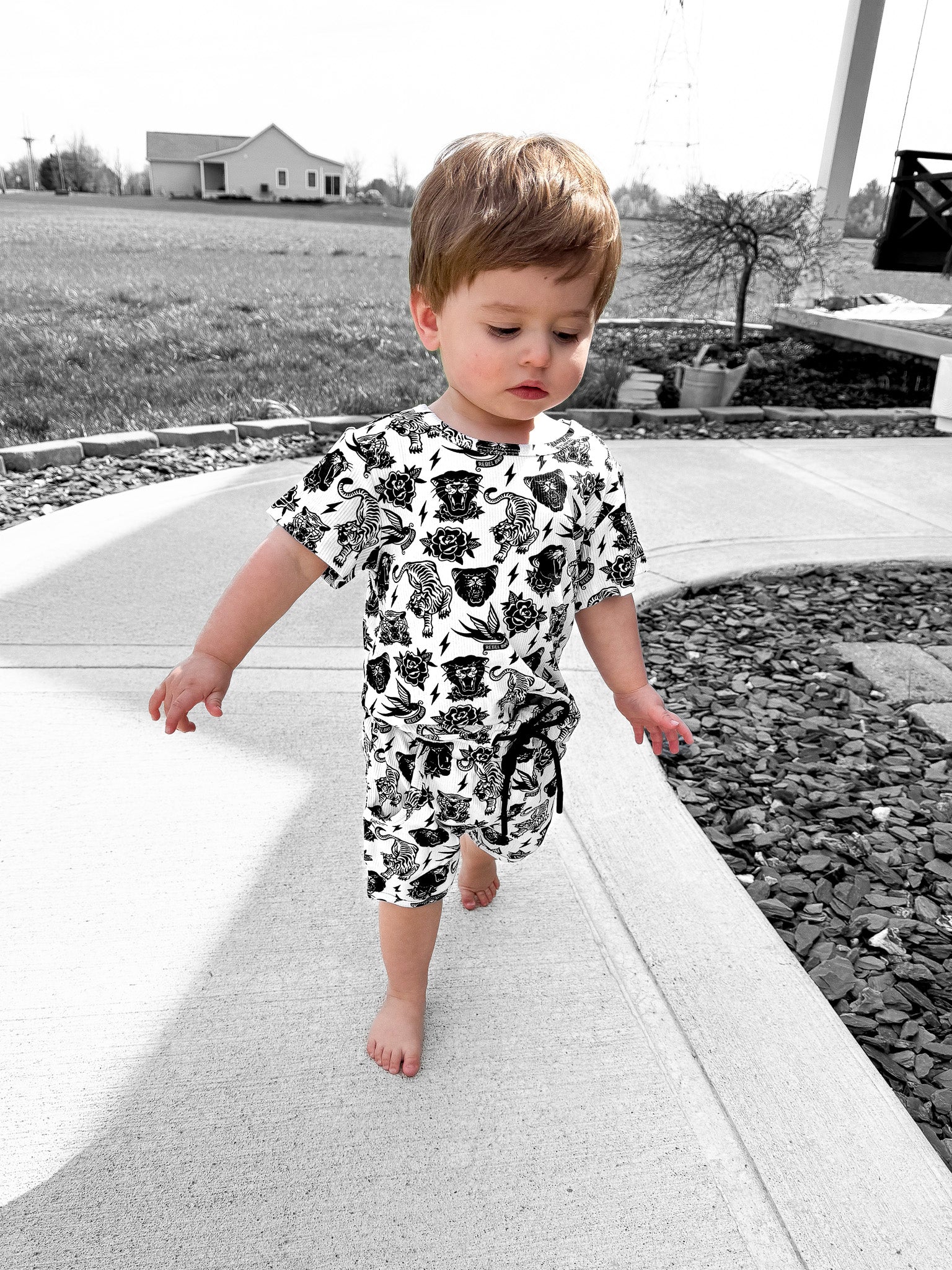 Biker Two Piece Set in Born to be Wild - Rebel Bro