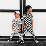 Pit Crew Romper in WWXRB Monster Truck AXEL - Rebel Bro