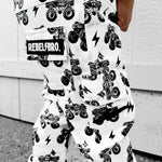 Pit Crew Romper in WWXRB Monster Truck AXEL - Rebel Bro