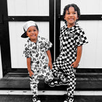 Pit Crew Romper in WWXRB Monster Truck AXEL - Rebel Bro