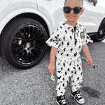 Pit Crew Romper in Bowie - Rebel Bro