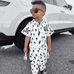 Pit Crew Romper in Bowie - Rebel Bro