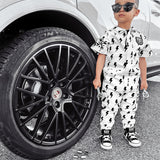 Pit Crew Romper in Bowie - Rebel Bro