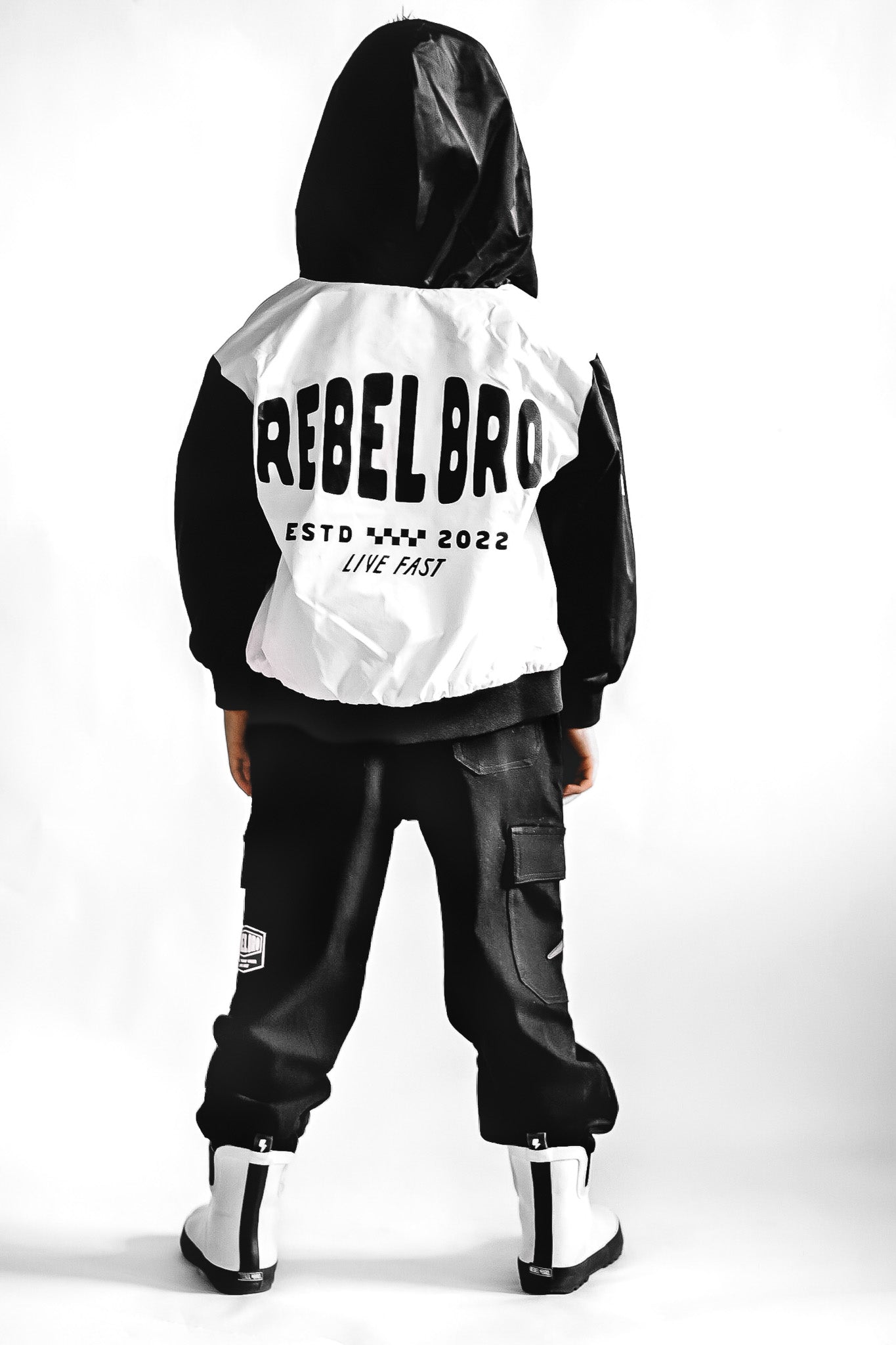 Rebel Cargo Pant in Black - Rebel Bro