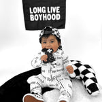 Bamboo Zippy Sleeper in Long Live Boyhood - Rebel Bro