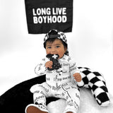 Bamboo Zippy Sleeper in Long Live Boyhood - Rebel Bro