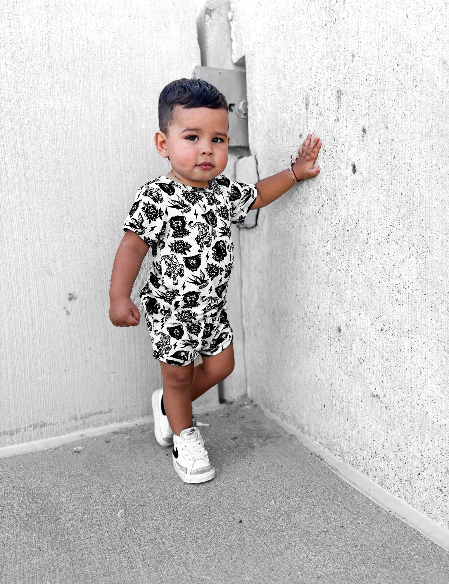 Bummie Two Piece Set in Born to be Wild - Rebel Bro
