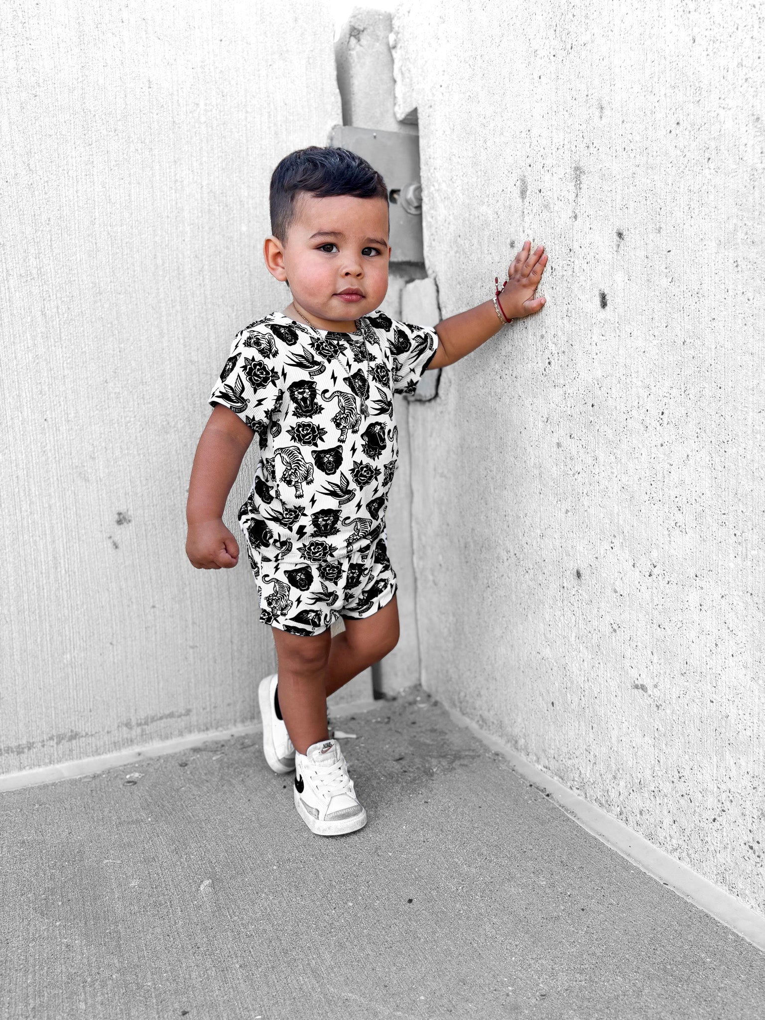 Bummie Two Piece Set in Born to be Wild - Rebel Bro