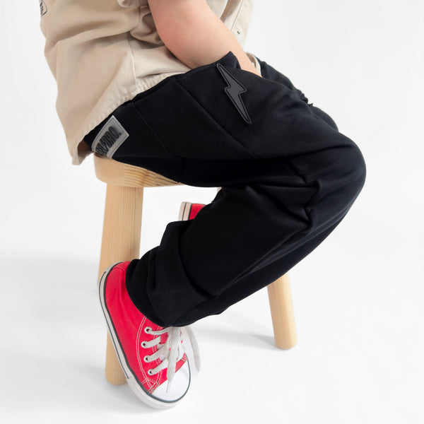 The Basic Rebel Jogger in Black - Rebel Bro